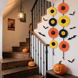 Paper Jazz Halloween Paper Flowers Decorations for Wall 3D Halloween