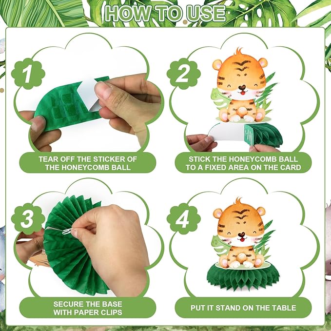 Wild One Baby Shower Decorations for Boys Jungle Safari Baby Shower
