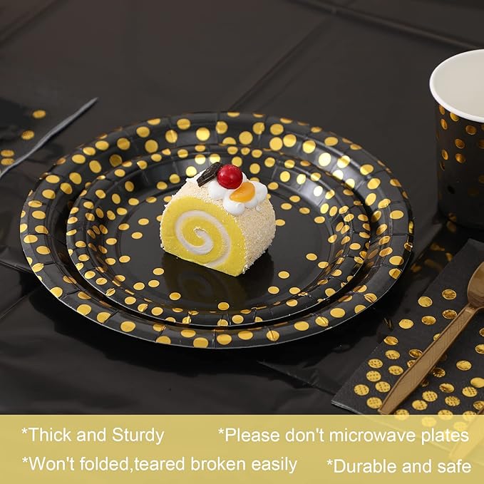 Birthdayparties Round Disposable Paper Plates for All Occasions