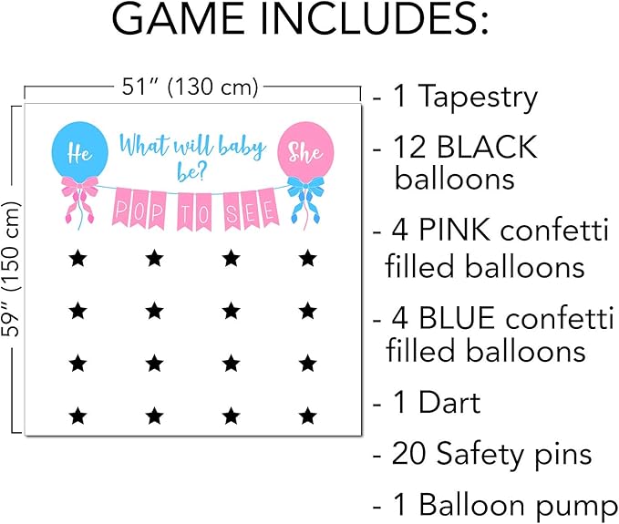 Rool Gender Reveal Games Ideas Gender Reveal Balloon Dart Games for