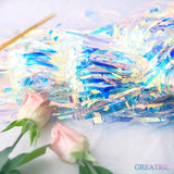 Iridescent Party Streamers Backdrop - GREATRIL Neon Transparent