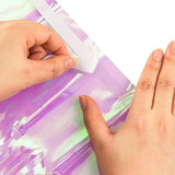 BRAVESHINE Iridescent Purple Foil Curtain - 2 Pack 3.2x6.5ft