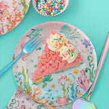 96Pcs Under the Sea Plates Party Supplies Fish Paper Plates and