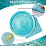 96Pcs Ocean Waves Plates Party Supplies Under the Sea Paper Plates