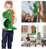 Dinosaur Pinata for Boys Birthday Party with Bat Paper Blindfold and