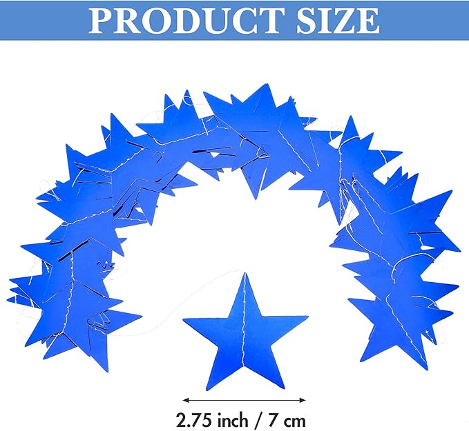 Patelai Glitter Star Garland Banner 2026 Graduation Decor 130 Feet #26