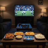 60 PCS Football Party Supplies Paper Food Trays Comic Style Football
