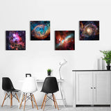Nebula Galaxy Wall Art Painting Prints on Canvas Wall Decorations