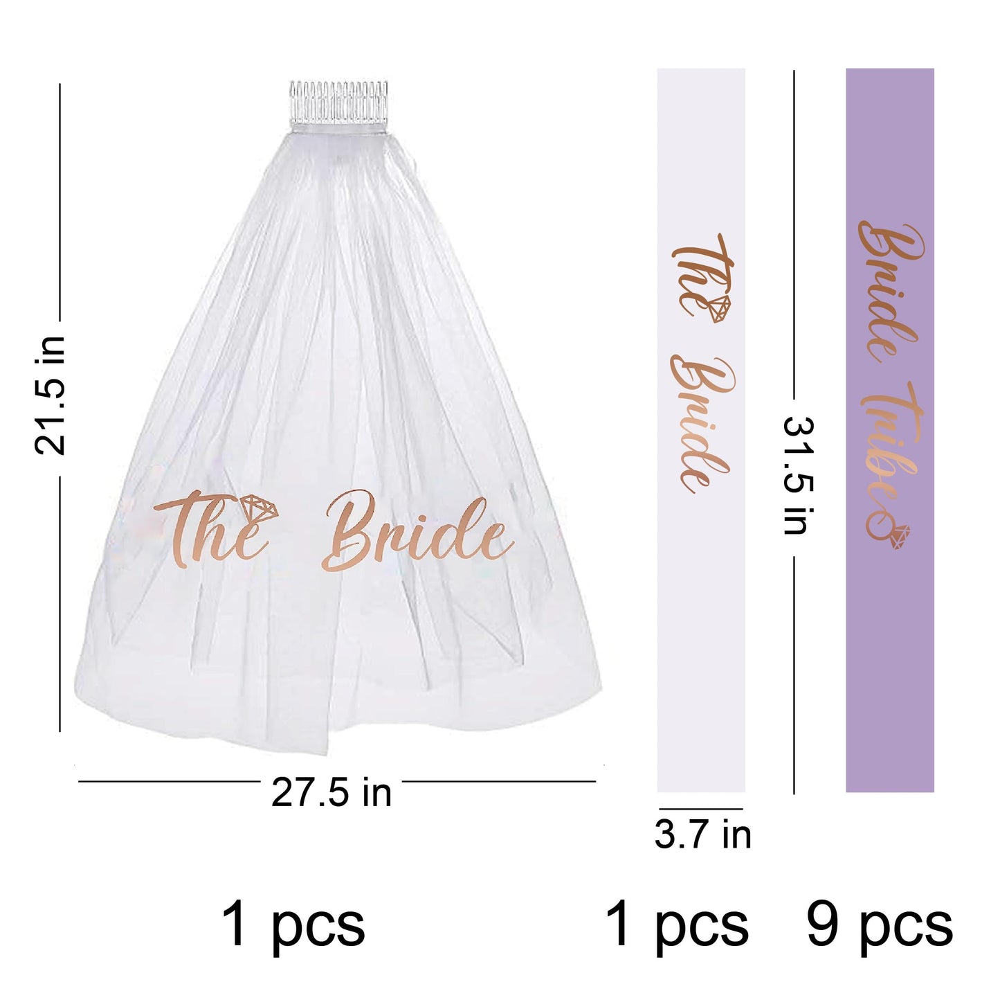PartyGifts&beyond Bachelorette Party Favors Bride to Be Sash and  Lave
