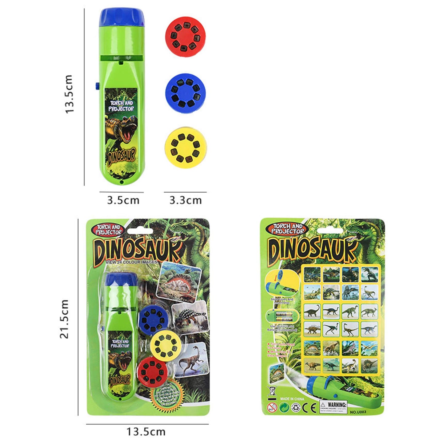 Georgie Porgy Slide Torch Projector Toys Flashlight for Kids