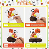 Sports Themed Party Decorations Kit Honeycomb Centerpiece for Sports