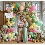 One Silly Goose Balloon Arch with Bow and Goose Balloon, Double