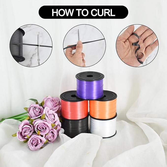 TONIFUL 300 Yards Curling Ribbon-Balloon Ribbon-Balloon String for Art