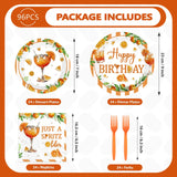 Greencian 96 Pcs Spritz Birthday Party Decorations Just a Spritz Older