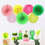 Hawaiian Summer Beach Pool Party Decorations Streamers 14pcs