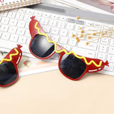 3 Pcs Funny Glasses for Dance Party, Makeup Glasses Hot Dog Eye for