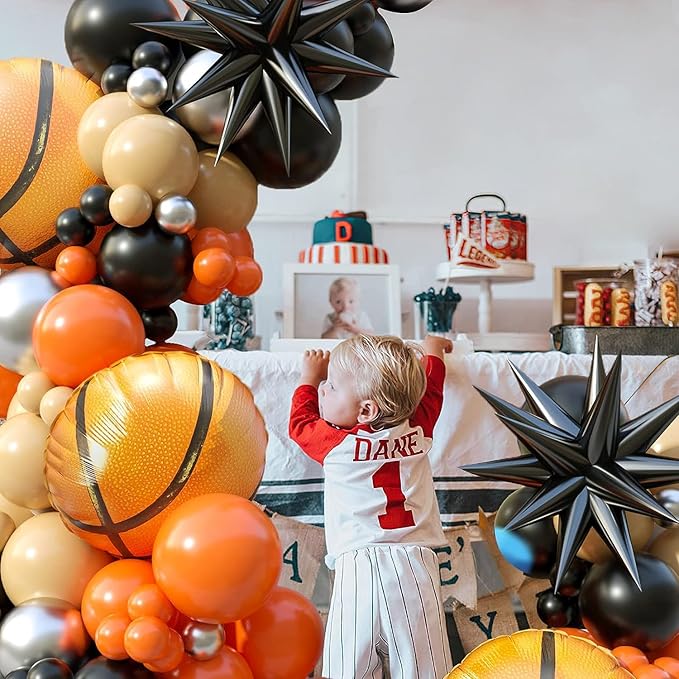 Basketball Balloon Arch Garland Kit 103Pcs Basketball Party Balloons