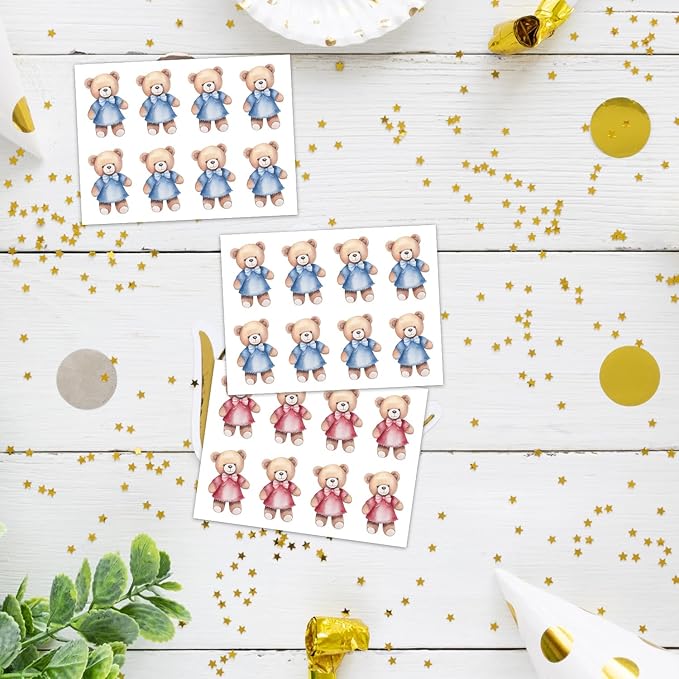 Gender Reveal Party Games Bear Theme Baby Gender Reveal Voting Board