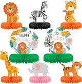 Safari Birthday Decorations Table Centerpiece Jungle Animals Theme