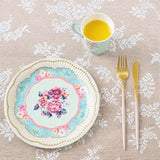 Talking Tables 50pcs Floral Tea Party Decorations - Disposable Paper
