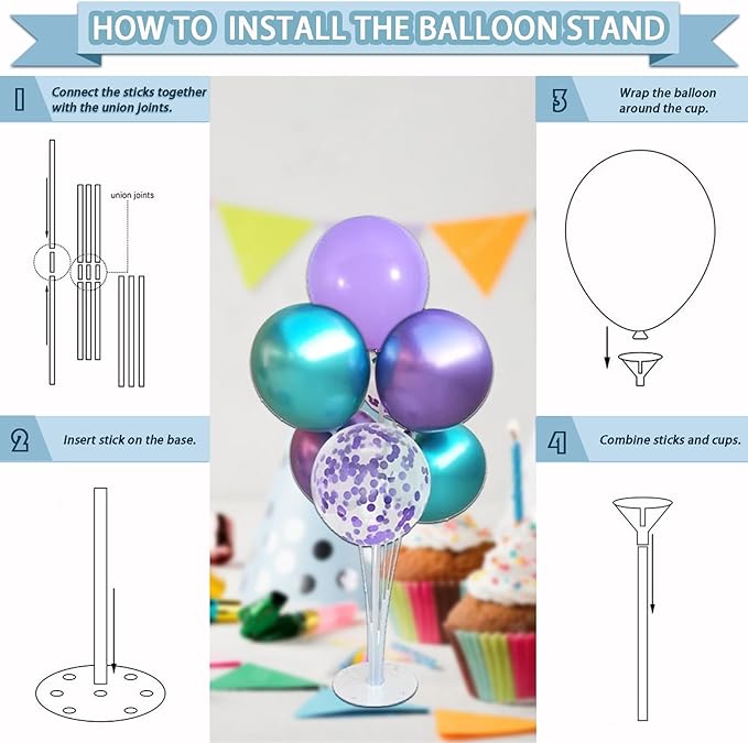 299 Pcs Mermaid Birthday Decorations Mermaid Party Decorations Kit