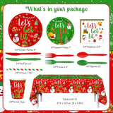 194 Pcs Christmas Party Supplies Decorations Friendsmas Christmas