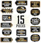 Retirement Photo Booth Props European Made Retirement Party Supplies
