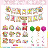 Easter Party Kit Decorations Supplies Happy Easter Rabbit Banner