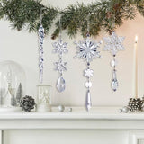 18pcs Crystal Christmas Ornaments for Christmas Tree Decorations-Royal