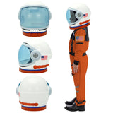 Astronaut Helmet, Space Helmet with Blue Movable Visor, Party Costume,