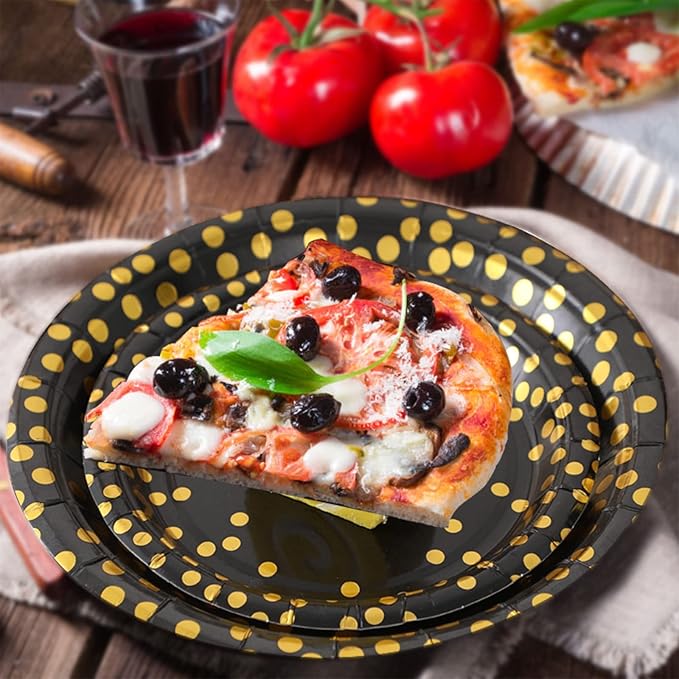 Birthdayparties Round Disposable Paper Plates for All Occasions