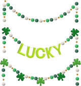 3 Pack Felt St Patrick's Day Decorations Garland 6.6 ft Lucky Felt