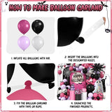 120 Pcs Halloween Balloon Arch Paready Ghost Star Foil Balloon Black