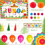 UNO Party Decorations Mexican Fiesta 1st Birthday Party Decorations