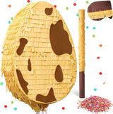 Lenwen Dinosaur Easter Egg Piñata 16 x 12 x 3 in Pull String Easter