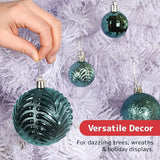 Prextex 36-Pieces Christmas Ornaments Set - Shatterproof, Festive
