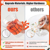 50Pcs Sports Party Decoration Cups 12Oz Sports Plastic Disposable