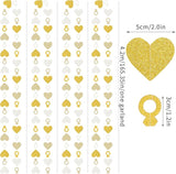 Engagement Bachelorette Party-Decorations White-Gold Garland - 52Ft