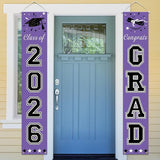 DAZONGE 2026 Graduation Decorations Purple - Graduation Porch Banners