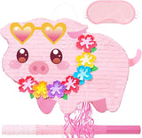WERNNSAI Piglet Piñata - Farm Party Decorations Hawaiian Pig Piñata