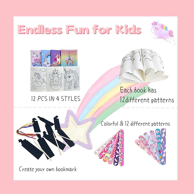 Unicorn Party Favors 12 Pack Unicorn Birthday Party favors Supplies