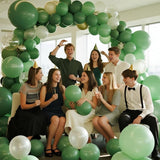 Sage green Balloons 100 Pack 12 inch Round Helium Olive Green