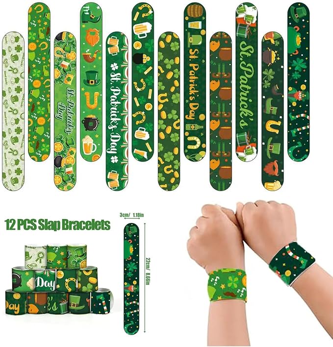 LSCQYYCC St Patrick's Day party gift set including shamrock glasses