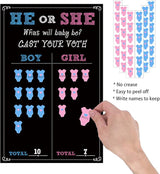Baby Gender Reveal Party Supplies Kit Photo Props Games Decorations