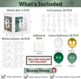 82 PCS Baby Shower Decorations for Boy Or Girl Kit Transparent Baby