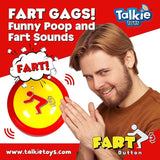 Talkie Toys Products Fart Button - Lights Up and Plays 20 Funny Fart