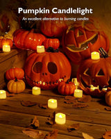 Homemory 24Pcs Flickering Flameless Candle Battery Operated,