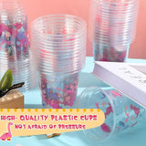 50 Pcs Girl Dinosaur Birthday Party Decorations Cups 12 oz Dinosaur