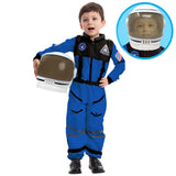 Spooktacular Creations Blue Astronaut Costume with Helmet, Space Suit