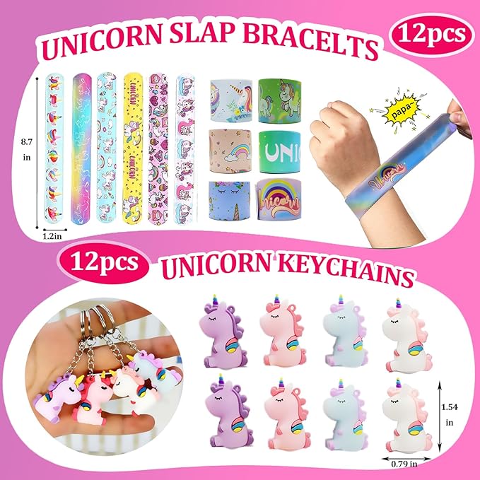 Unicorn Party Favors Kids' Birthday Supplies Goodie Bags Decorations